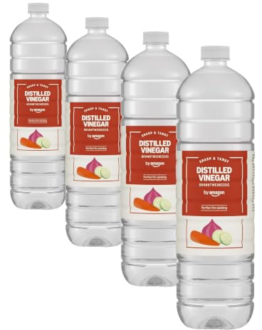 by Amazon Vinaigre D'alcool, 1L (Lot de 4)