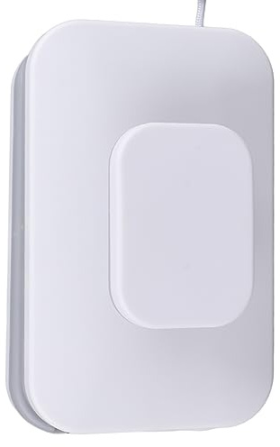 Cocoarm Magnetic Window Cleaner Double Sided Glass Wiper with Built in Scraper for High Floor WindowCleaning Inside and Outside, Strong Permanent Magnet