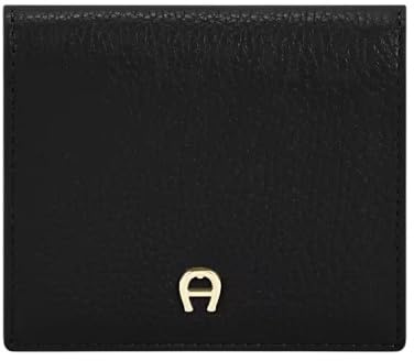 Aigner Portemmonaie Paola, Black | charakteristische AIGNER-Hufeisenbeschlag