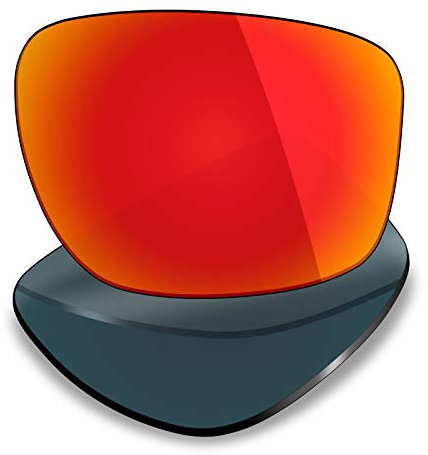 Mryok Verres polarisés de rechange pour Oakley Sliver OO9262 – Rouge feu, Rouge feu, Sliver