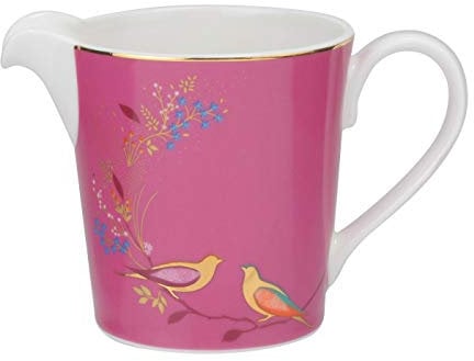 Portmeirion Home & Gifts Chelsea Cream Jug, Ceramic, Pink, 165 x 125 x 95 cm