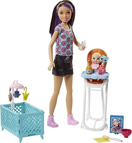 Barbie - Coffret de Jeu Barbie Skipper Baby-Sitter, FHY98