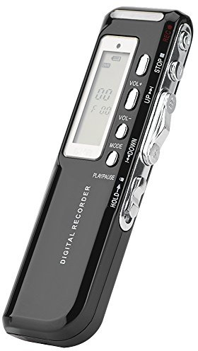 Tonysa Digital Audio Voice Recorder Pen, 8G-Speicher, 4 Aufnahmemodi, Auto Recording, Diktiergerät für Besprechungen, Vorträge, Interviews, Class Speech
