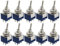 Hailege 10pcs AC 125V 6A Ampere EIN/EIN 6 Klemmen 2 Positionen DPDT Kippschalter MTS202