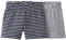 Moon and Back by Hanna Andersson Unisex Baby Shorts, Grau Meliert, 12 Monate