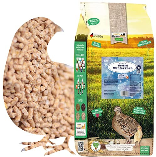 WachtelGold Winterkorn 10kg Wachtelfutter Legekorn Legefutter - ohne Palmöl, ohne Gentechnik