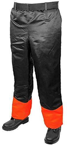 SPARES2GO Chainsaw Safety Seatless Chaps Forestry Trousers (One Size, 31 - 42)