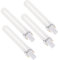 FOMIYES 4Pcs Sostituzione 9W a Forma di Uo a 365 NM Lampadine UV Tubo Lampadina per Nail Art Essiccatore Lampada per Unghie UV