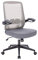 SVITA Tom Bürostuhl Schreibtischstuhl ergonomisch verstellbar mit Rollen Grau