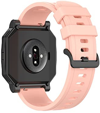 KINKUUN Correas para relojes Compatible con Amazfit Neo Pulseras de repuesto.Correa de Reloj.(rosado)