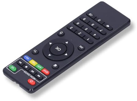 Contrôleur IR de Boîtier TV Portable pour Android X96/X96MINI/X96W, sans Programmation de Remplacement de La Télécommande à Performances Stables, Touches de Navigation de Menu Dédiées