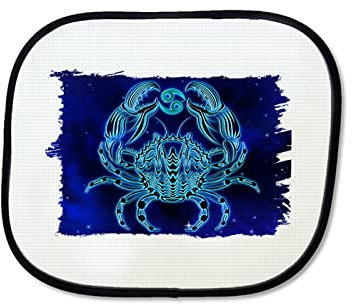 Parasol Símbolo del Zodiaco Cáncer horóscopo Cancer sunshield Coche.