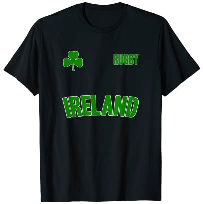 Irland Rugby T-Shirt Irish Rugby Shirt Sport Tee T-Shirt