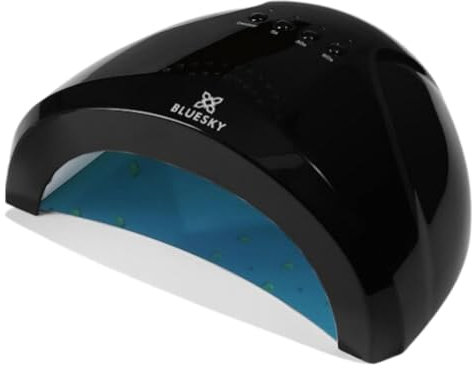 BLUESKY 48W UV LED Nail Lamp for Super-Fast Gel Nail Polish Curing, Manicure & Pedicure, Black with Automatic Motion Sensor and 5, 30 and 60 Second Timers, Professional Gel Nail Lamp
