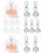 Mkishine, Lot de 40 sachets à dragées en forme d'arbre de vie pour mariage, communion, baptême, naissance