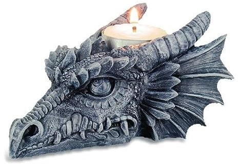 Isideco Liegender Drachenkopf als Teelicht