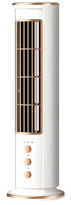 Dislsokrhov Bladeless Tower Fan Heater Usb Powered Camping Tower Fan For Bedroom Personals Quiet Cool Off Bladeless Table Small Silent Standing Fans Mini 3 Speed Portable Whole Room Home Office