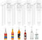 mohito 4 Stück Sirupspender kompatibel,Dosierpumpe kompatibel,Ersatz Sirup Pumpe,für 500ml/1000ml Geeignet für Küche Badezimmer Sirup Honig Creme Duschgel Ölverbrauch Shampoo Squeeze-Dosierpumpe