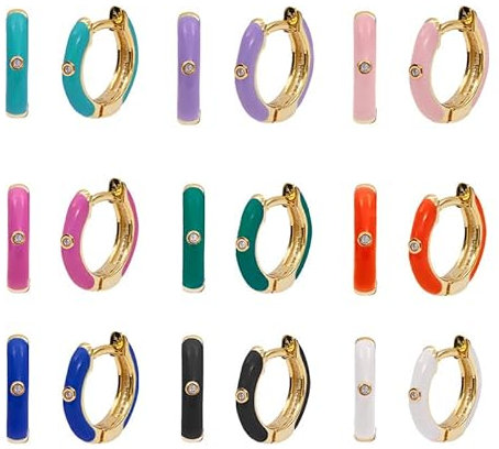 Ohrstecker Christallring, Braut Ohrringe Silber 1 Stein Geschenke Frau Mutter Tochter