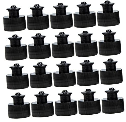 DINHEAROM 20stücke Sportflaschendeckel Auslaufsicher Für Wasserflasche Austauschbare Verschlüsse Aus Hochwertigem Pe-Material Tragbare Flaschenkappen Sportbedarf Und Täglichen Gebrauch