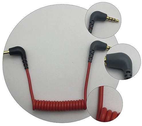 UPKOCH 1 Stück Trs zu Trrs Audio Adapterkabel für Rod Mikrofon Kabel Kompatibel mit Smartphones und Kameras Praktische und Langlebige Lösung für Audioübertragungen
