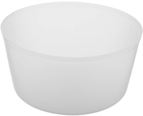 Sauna Kübel Einsatz 23x23x11,5cm Kunststoff Weiß 1 Stück | Runde Form, Glatte Oberfläche, Hygienische Barriere, für Trocken Sauna und Aromainfusion