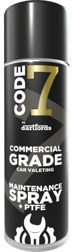 Code 7 Maintenance Spray with PTFE by dartfords | 500ml Multi-Purpose Lubricant & Penetrating Oil | Commercial Grade Protection for Tools, Machinery, Hinges & Rusted Parts