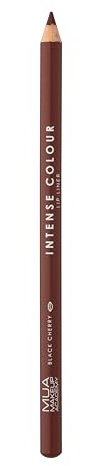 MUA Intense Colour Lip Liner, Black Cherry (Pack of 1) | Dark Cherry Red Shade, Soft & Highly Pigmented Formula for Precise Definition, Vegan & Cruelty Free