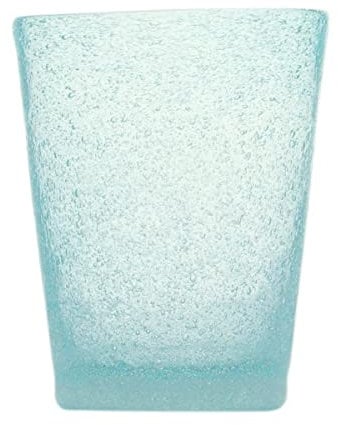 Memento Set 6 Bicchieri Vetro pulegoso Senza Gambo Light Blue