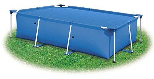 Tidyard Cobertor Piscina Hinchable Cubierta Rectangular de PE de Piscina Azul 260x160 cm