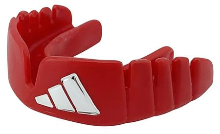 adidas Unisex – Erwachsene OPRO Gen4 Snap-Fit Mundschutz, Rot, Senior