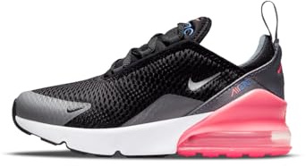 Nike Schuh Nike Air Max 270 Für Jüngere Kinder, Black/Metallic Silver-Smoke Grey, AO2372-020, 28 EU (11C US)