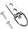 OMOTOOL Doppelloch D-Ring-Bildaufhänger (48 Stück), robust, mit Schrauben zum Aufhängen von Uhren, Gemälden, Kunstwerken, Bildern, Rahmen, Kreuzstich