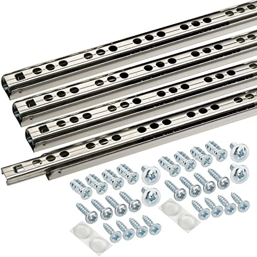 SOTECH Kugelauszug 4er Set 2 Paar Schubladenschienen 406 mm 17 mm