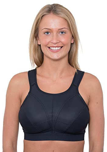Ladies Sports Bra (with Extender) LG555 Black 42DD