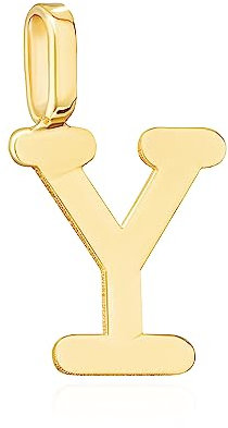 NKlaus Kettenanhänger Buchstabe Y 333 Gelb gold 8 Karat 11,7x7mm Amulett Anhänger 14477