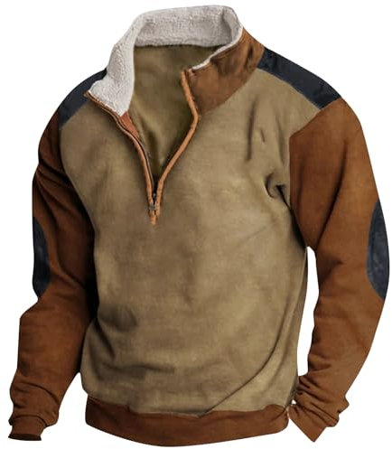 Retro Fussball Trikot Green Sweater Men Herren Kapuzenpullover Sweatshirt Mazine SweatJacke Trainings Anzüge Kurzarm Freizeithemd Italia Poloshirt Herren Sportlich Elegante Kleidung(Light Brown,5XL)