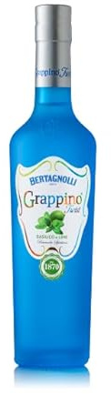 Grappino Twist Basilikum & Limette - von Bertagnolli - die Innovation -Flasche 0,50 Liter - 28% Vol.- die neue Art Grappa zu trinken