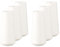 Thyonta 6-Pack Elegant Blind Pull Cord Ends | Wood Safety Knobs | Window Blind Repair Replacement Parts | Versatile for Home and Office (White)