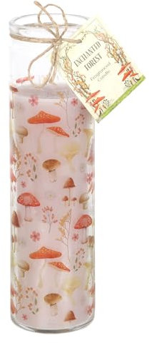 Something Different Wholesale Skurrile Pilz-Druck-Kerze in Röhrenform, Enchanted Forest Duft, ca. 65 Stunden Brenndauer