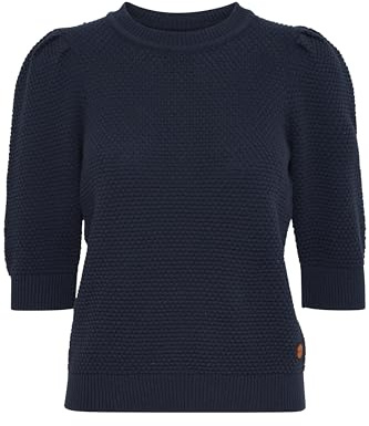 OXMO OXMicha Damen Strickpullover Feinstrick Pullover