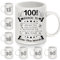 100e Anniversaire Tasses pour 100 ans Femmes Hommes Tasse à café Derrière toi tous tes souvenirs pour maman papa tante Grand-mère Grand-père Femme Mari Sœur Amis Cadeau d'inspiration(100-a)
