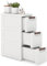 RELAX4LIFE Rolling Narrow Bathroom Floor Cabinet, 3/4/5-Drawer Slim Storage Organizer Unit with Built-in Wheels, Mobile Bathroom Storage Cupboard Drawer Cabinet for Living Room, Hallway (3-Drawer)
