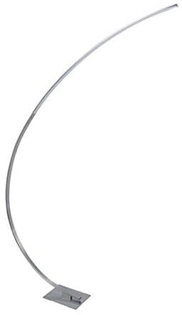 MeLiTec LED Stehleuchte ST26-1 - Nickel-Matt, Dimmbar, Warmweißes Licht 3000K, Hochwertige Farbwiedergabe Ra > 90, Moderne Design-Lampe mit 1100 Lumen für Wohnräume