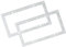 RM Romansk Wide Mouth Above Ground Pool Skimmer Gasket (2 Pack)