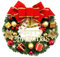 Weihnachtskranz Türkranz Weihnachten Deko, 30cm Weihnachtsdeko Christbaumschmuck Weihnachtsdekoration für Tür und Tischdekoration