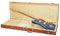 Crossrock Relief Series-Holzkoffer für Jazzmaster-/Jaguar-Modelle E-Gitarren, mit stark strukturierter Oberfläche, Kunstfell in Nerzoptik, Edelstahlverschlüssen – Redwood (CRW630JMRO)