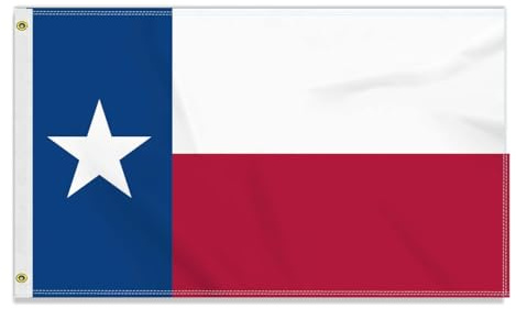 Große 90×150 CM Texas State Flagge,großes 150D Texas Freundschafts banner, Deutschlandfahne Doube-Seitendruck Dekor Messingösen large Texas