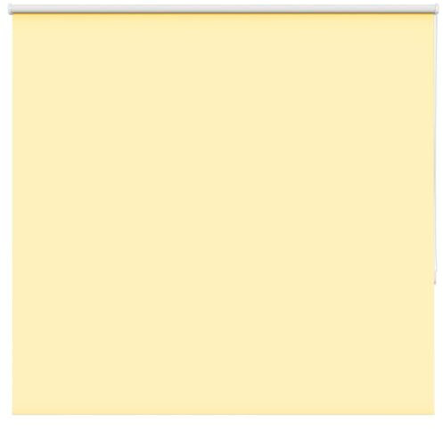 vidaXL Verdunkelungsrollo Gelb 160x150cm Stoffbreite 156,6cm Polyester, Rollo, Klemmfix, Thermorollo, Verdunklungsrollo, Klemmrollo, Fensterrollo