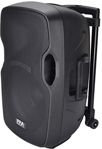 12 Portable PA Speaker Battery Powered with Radio Mic and Bluetooth